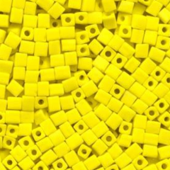 Miyuki Kare Boncuk 3 mm Mat Opak Sarı 5 g (SB3-404f)