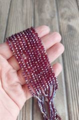 1 Dizi - 3 mm Kristal Cam Boncuk - 047