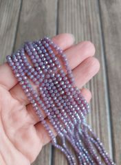 1 Dizi - 3 mm Kristal Cam Boncuk - 049