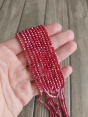 1 Dizi - 3 mm Kristal Cam Boncuk - 051