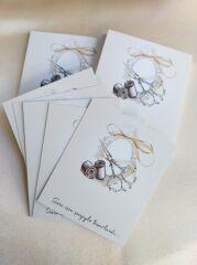 350 gram 1. Sınıf Kuşe Kağıt - 8 Cm * 9.5 Cm - Bijuteri Ürün Tanıtım Kartı - 064