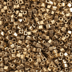 Miyuki Kare Boncuk 4 mm Metalik Açık Bronz 5 g (SB4-457L)