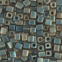 Miyuki Kare Boncuk 4 mm Mat Met. Patina İRİS 5 g (SB4-2008)