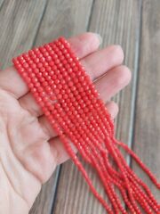 1 Dizi - 3 mm Kristal Cam Boncuk - 065