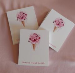 350 gram 1. Sınıf Kuşe Kağıt - 8 Cm * 9.5 Cm - Bijuteri Ürün Tanıtım Kartı - 080