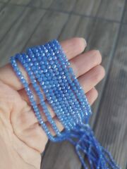 1 Dizi - 3 mm Kristal Cam Boncuk - 077