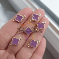 1 cm Çift Kulplu Çift Yönlü Mor Yonca Ara Aparat