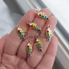 1,5 cm Tek Kulplu Benekli Balık Ara Aparat