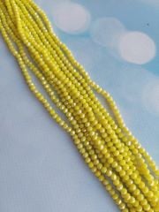 1 Dizi - 4 mm Kristal Cam Boncuk - 023