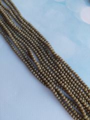 1 Dizi - 4 mm Kristal Cam Boncuk - 024