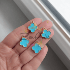 1,3 cm Tek Kulplu Tek Yönlü Mavi Yonca Ara Aparat