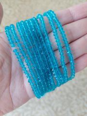 1 Dizi - 4 mm Kristal Cam Boncuk - 034