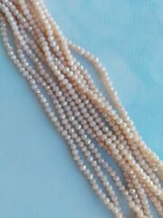 1 Dizi - 4 mm Kristal Cam Boncuk - 035