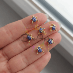 0,5 cm Mor Renk Mineli Kaplumbağa Ara Aparat