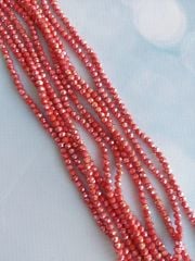 1 Dizi - 4 mm Kristal Cam Boncuk - 044