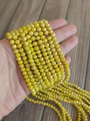 1 Dizi - 6 mm Kristal Cam Boncuk - 014