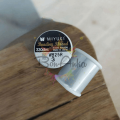 No:03 Gümüş Gri Renk 50 metre Miyuki Boncuk İpi