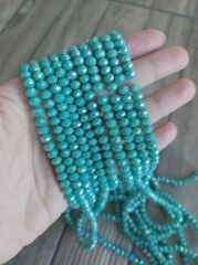 1 Dizi - 6 mm Kristal Cam Boncuk - 020