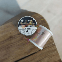 Miyuki Boncuk İpliği 04 Gül Renk 50 metre