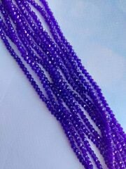 1 Dizi - 4 mm Kristal Cam Boncuk - 051