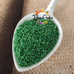 Miyuki Delica 11/0 DB0163 (001) Opak Yeşil AB Boncuk 5 g