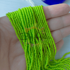 Preciosa 11/0 Dizi Kum Boncuk 16A54 Yoğun Yeşil