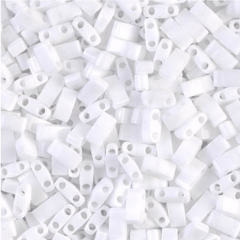 Miyuki Yarım Tila HTL-402 (004) Opak Beyaz Boncuk 5 g