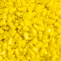 (5 gram) No:012 Miyuki Yarım Tila HTL-404FR Opak Limon Sarı