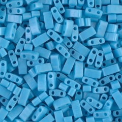 (5 gram) No:015 Miyuki Yarım Tila HTL-413 Opak Turkuaz Mavi