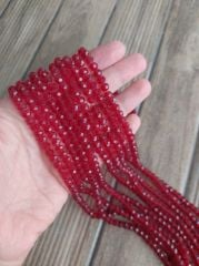 1 Dizi - 6 mm Kristal Cam Boncuk - 021