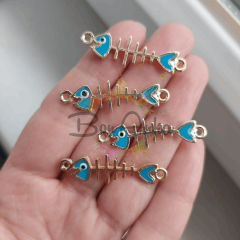 3,5 cm Çift Kulplu Tek Yönlü Kılçık Balık Kaplama Ara Aparat