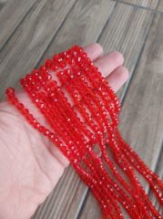 1 Dizi - 6 mm Kristal Cam Boncuk - 025