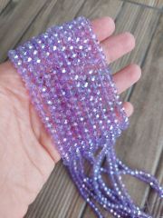 1 Dizi - 6 mm Kristal Cam Boncuk - 026