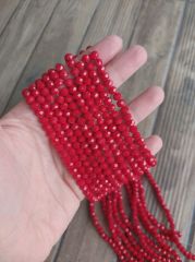 1 Dizi - 6 mm Kristal Cam Boncuk - 030