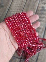 1 Dizi - 6 mm Kristal Cam Boncuk - 033