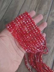 1 Dizi - 6 mm Kristal Cam Boncuk - 039