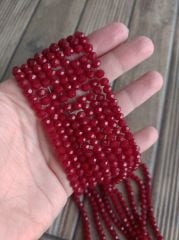 1 Dizi - 6 mm Kristal Cam Boncuk - 042