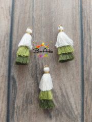 (1 adet) 3 cm 3 Katlı Püskül - 020