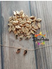 (5 adet) Altın Kaplama Sallantı Balık Ara Aparat