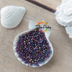 5 g No:046 Miyuki Delica 11/0 Boncuk DB0128 Mor İRİS