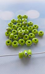 Fıstık Yeşil - Pandora 3 Göz Boncuk - 008