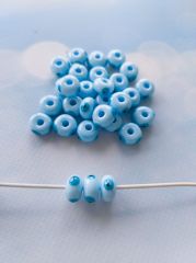 Açık Mavi - Pandora 3 Göz Boncuk - 009