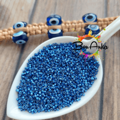 5 g No:418 Miyuki Delica 11/0 DB2511 Galvaniz Kap. Lacivert