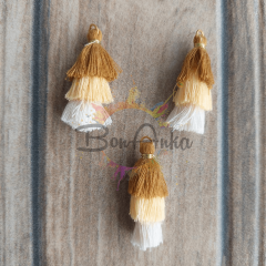 3 cm 3 Katlı Püskül Takı Aksesuarı 1 Adet