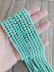 1 Dizi - 6 mm Kristal Cam Boncuk - 048