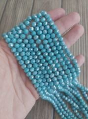 1 Dizi - 6 mm Kristal Cam Boncuk - 050