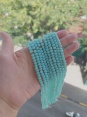 1 Dizi - 6 mm Kristal Cam Boncuk - 054