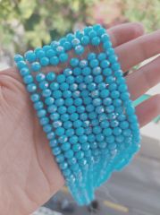 1 Dizi - 6 mm Kristal Cam Boncuk - 055