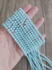 1 Dizi - 6 mm Kristal Cam Boncuk - 058