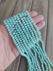 1 Dizi - 6 mm Kristal Cam Boncuk - 060